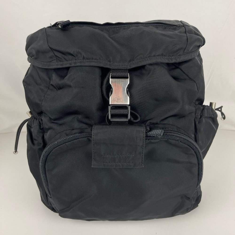 Prada Black Medium Re-Nylon Backpack - Authentici… - image 4